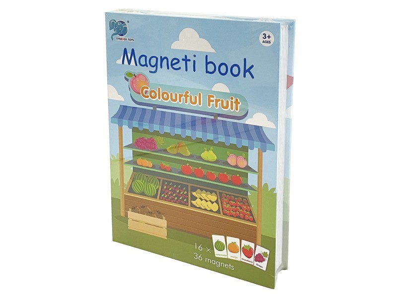 Mágneses könyv: Gyümölcsök – játék és tanulás
