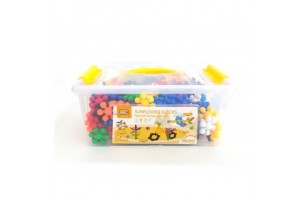 Műanyag építőjáték 199 db, 2 szín – kreatív fejlesztő játék