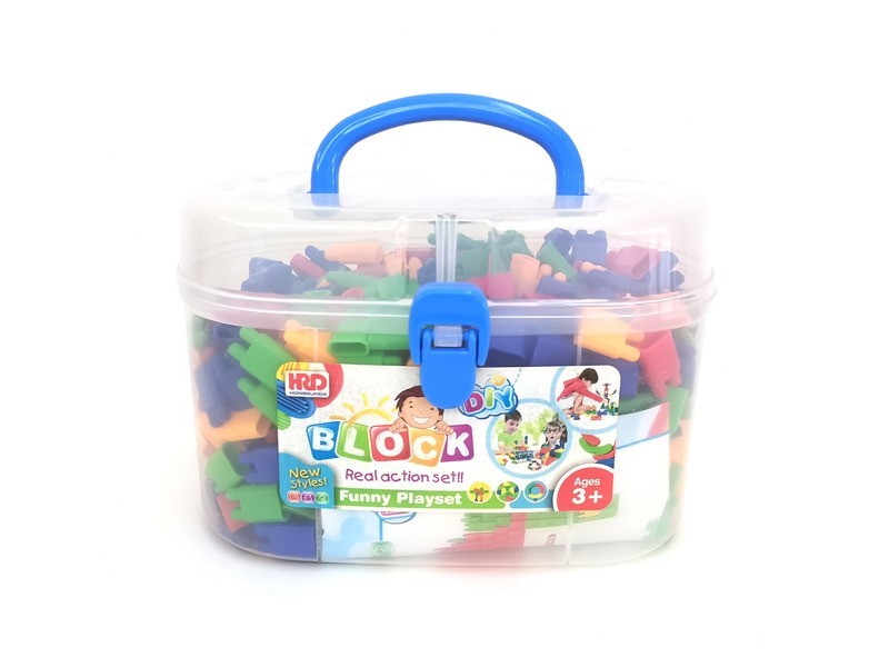 Műanyag építőjáték 528 darabos készlet