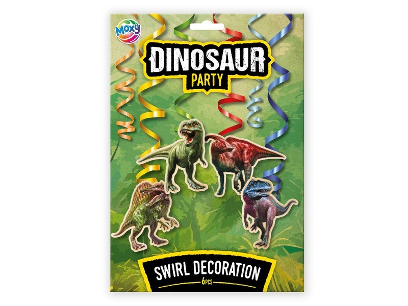 Dínós parti dekoráció — 3 db
