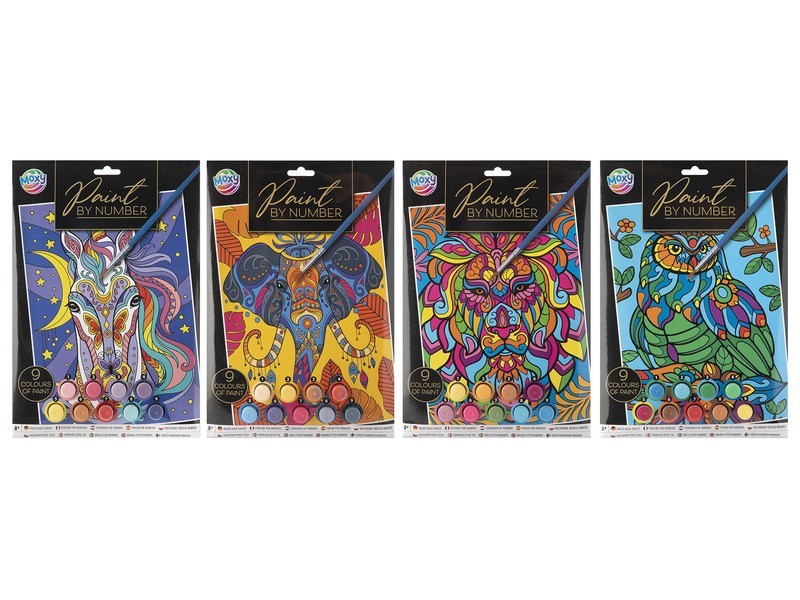 Fess számok szerint A4 – 4 minta