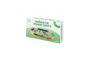 Fa vonat szett - fa játék vonat gyerekeknek