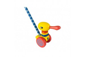 Tologatós fa játék - színes, tartós kivitel