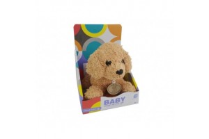 Drapp plüss kutya, 20 cm