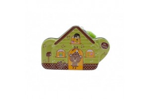 Házikó alakú fém persely – 4 féle