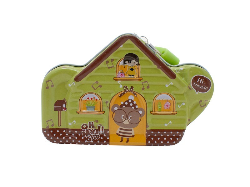 Házikó alakú fém persely – 4 féle