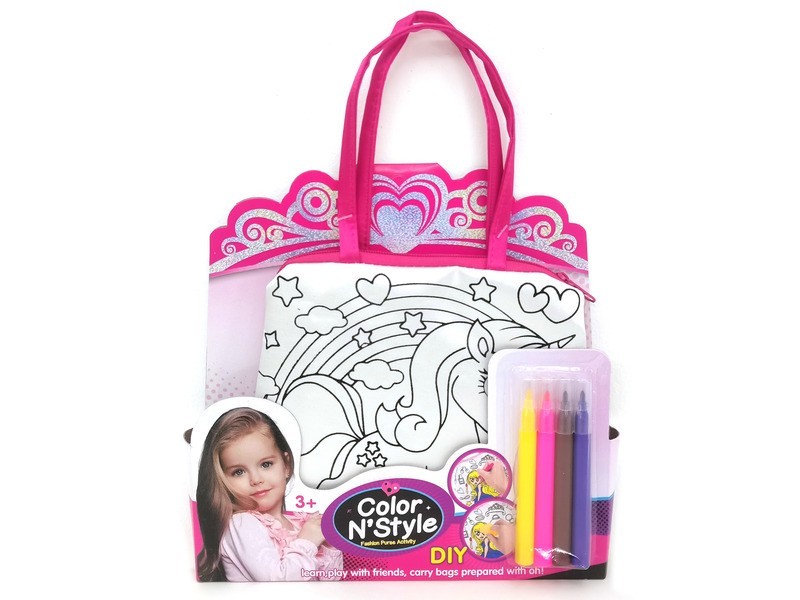 Kifesthető kistáska 4 filctollal - termékkép