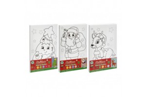 Karácsonyi festés számok szerint, 3 féle