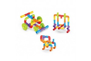 Cső építőjáték 50 db - kreatív készlet