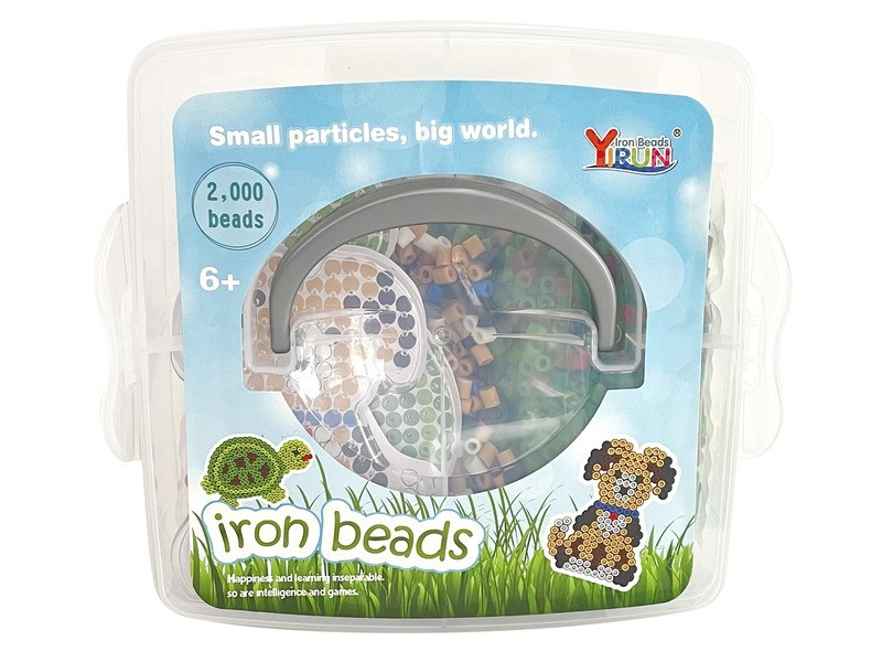 Vasalható állatos gyöngy készlet — 2000 darab