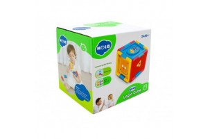 Logikai kocka bébijáték — színes fejlesztő játék