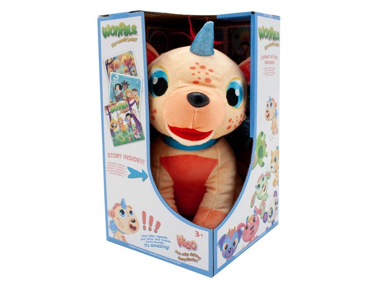 Nico hangutánzó unikornis plüss – puha, színes