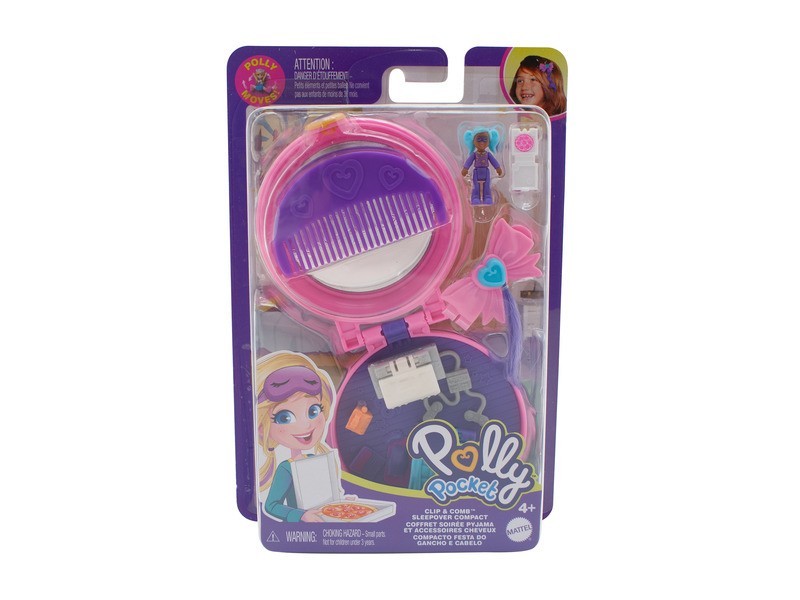 Polly Pocket szülinapi játékszett - doboz és figurák