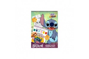 Vízfestős könyv - Stitch borító