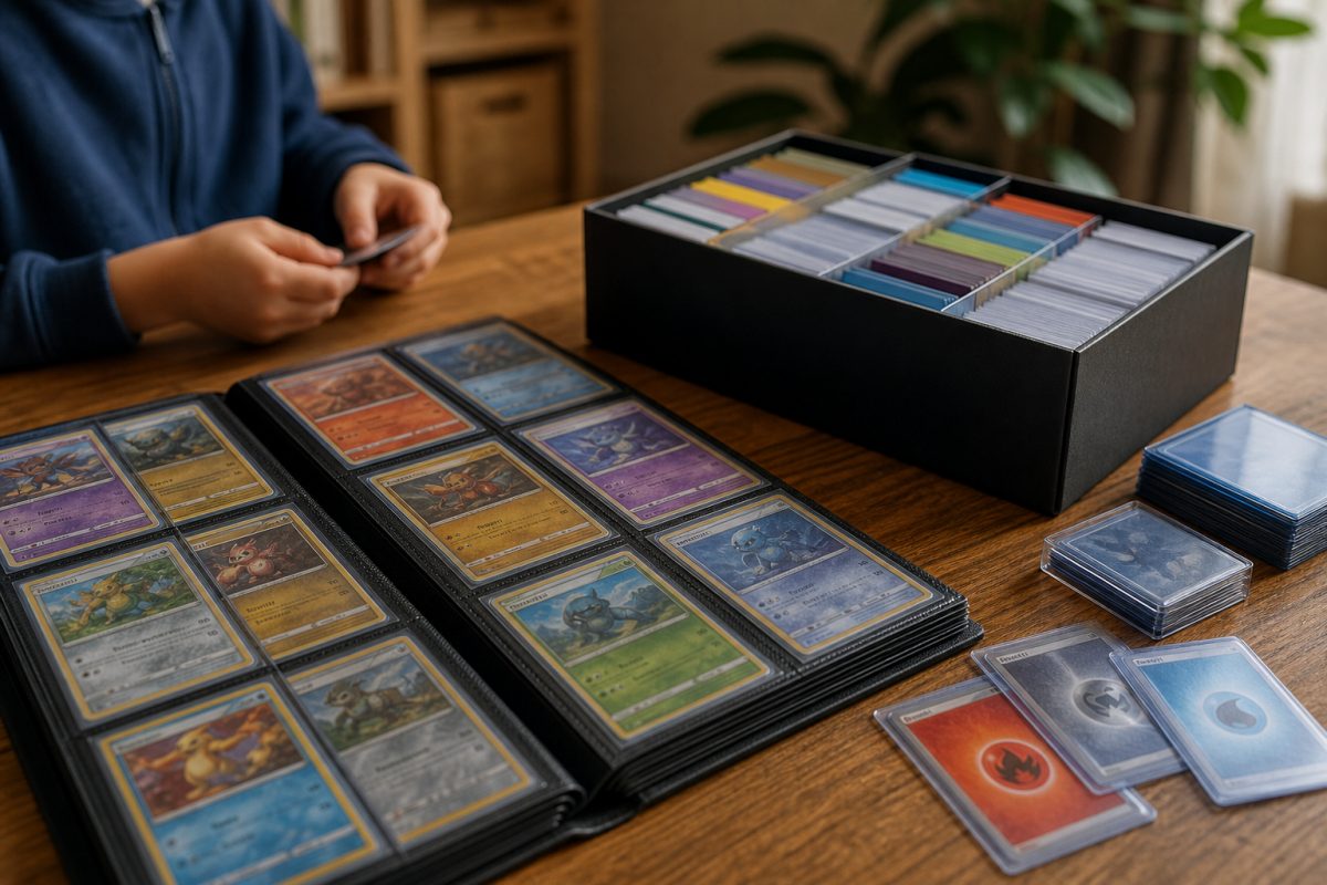 Kártyavédő, binder és album gyűjthető kártyák tárolásához