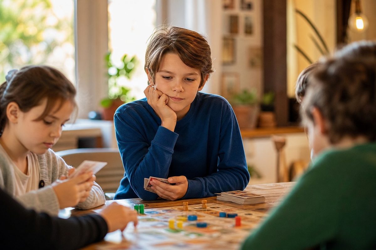 Társasjáték 10 éves gyereknek családi játék közben