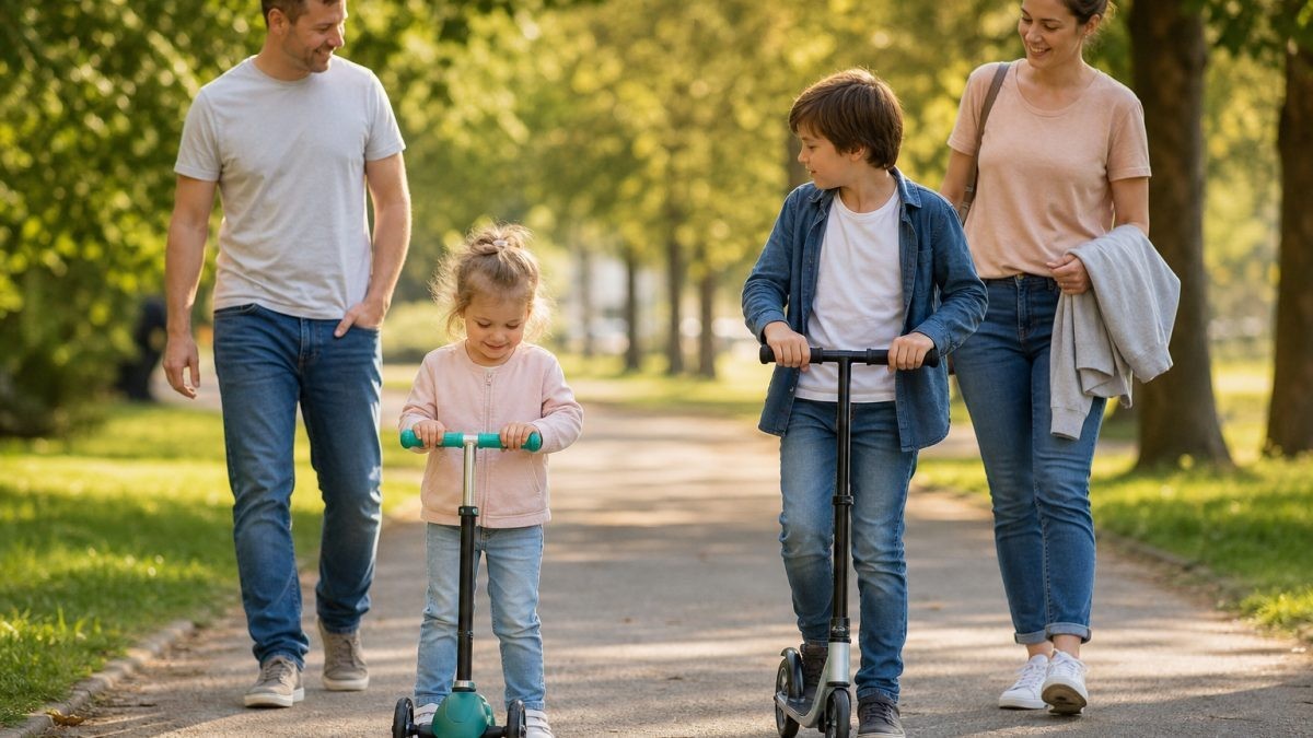 Roller gyerekeknek: háromkerekű vagy kétkerekű?