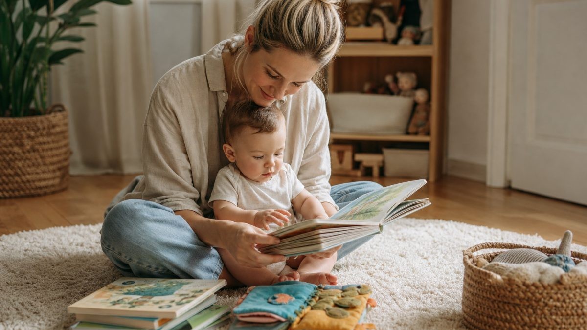 Lapozók és első könyvek babáknak: mikor kezdjük a mesélést?