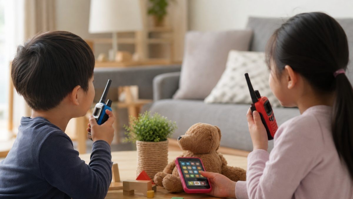Walkie-talkie és játéktelefon gyerekeknek